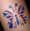 glitter butterfly tattoos image